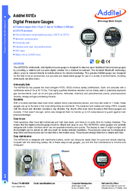 Thumbnail of document Data Sheet - ADT601Ex Digital Pressure Gauge